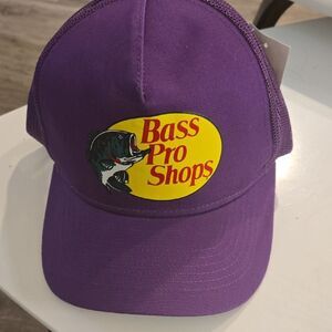 Bass Pro Shops Purple Fishing Hat